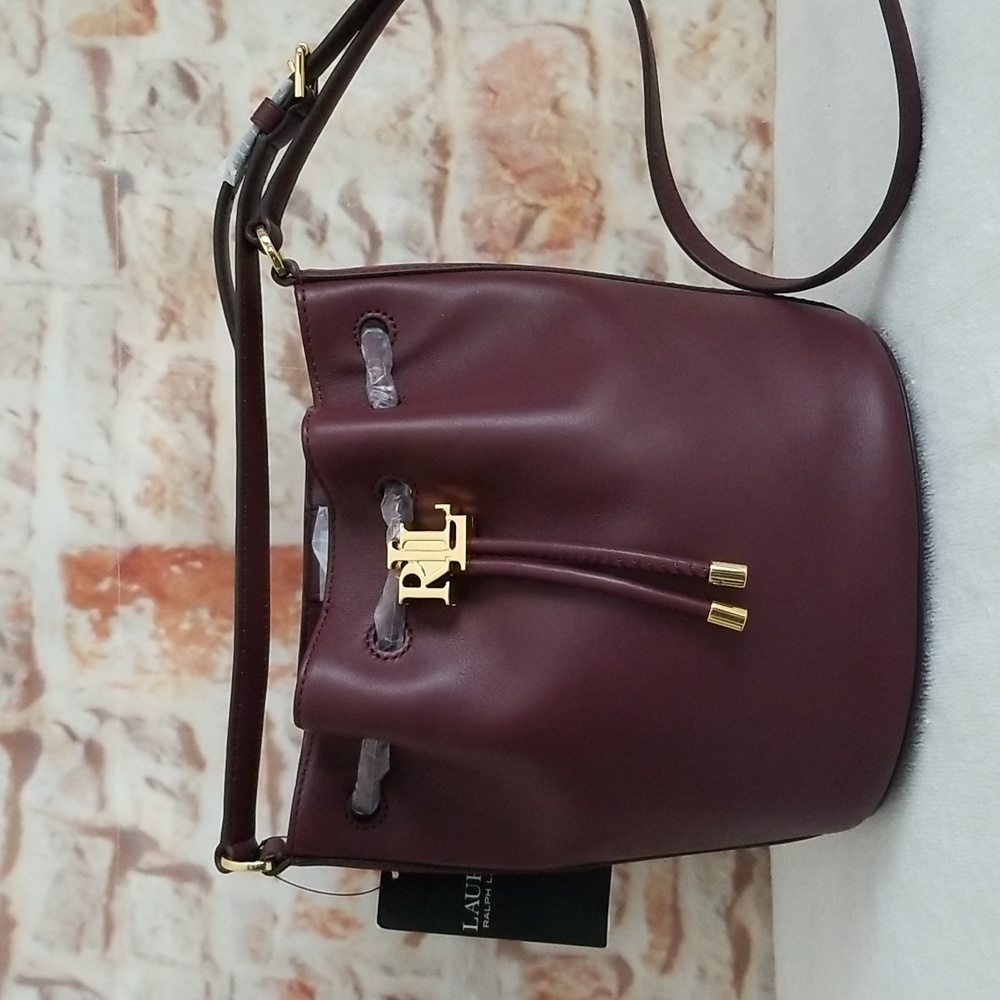 New Ralph Lauren Andie Drawstring Bag - Picture 13 of 13